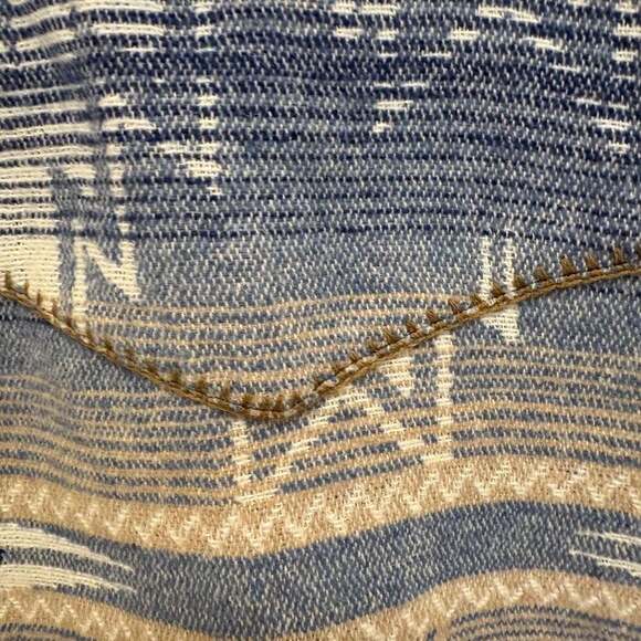 Idyllwind women’s medium woven aztec jacket / shacket boho - Picture 10 of 12